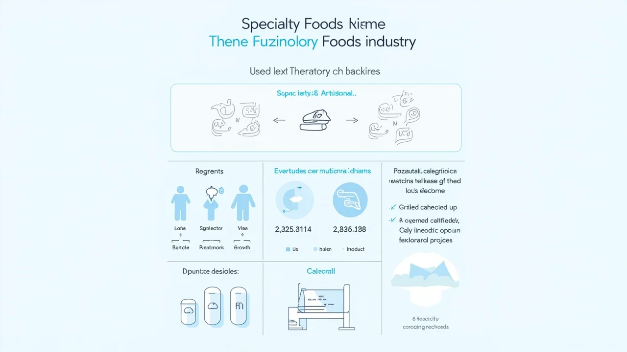Инфографика отрасли специализированных продуктов
